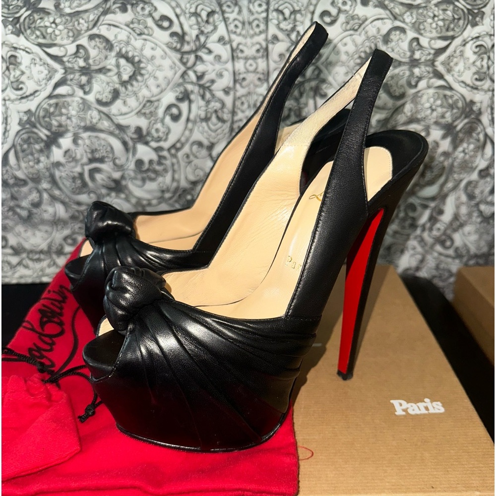 Christian Louboutin Miss Benin 160 Nappa (Worn Once) (Authentic)